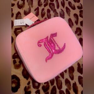 NWT pink juicy couture makeup bag